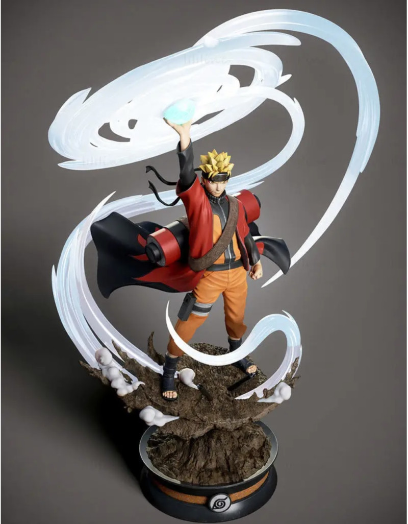 Naruto 3D Принт Модель .c4d .max .obj .3ds .fbx .stl .blend 