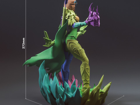 Sylvanas Windrunner Model Cetak 3D