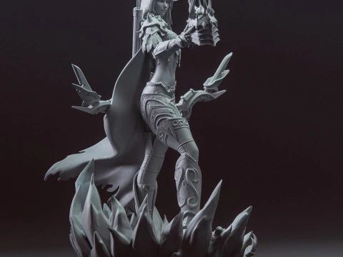 Sylvanas Windrunner 3D Print Model