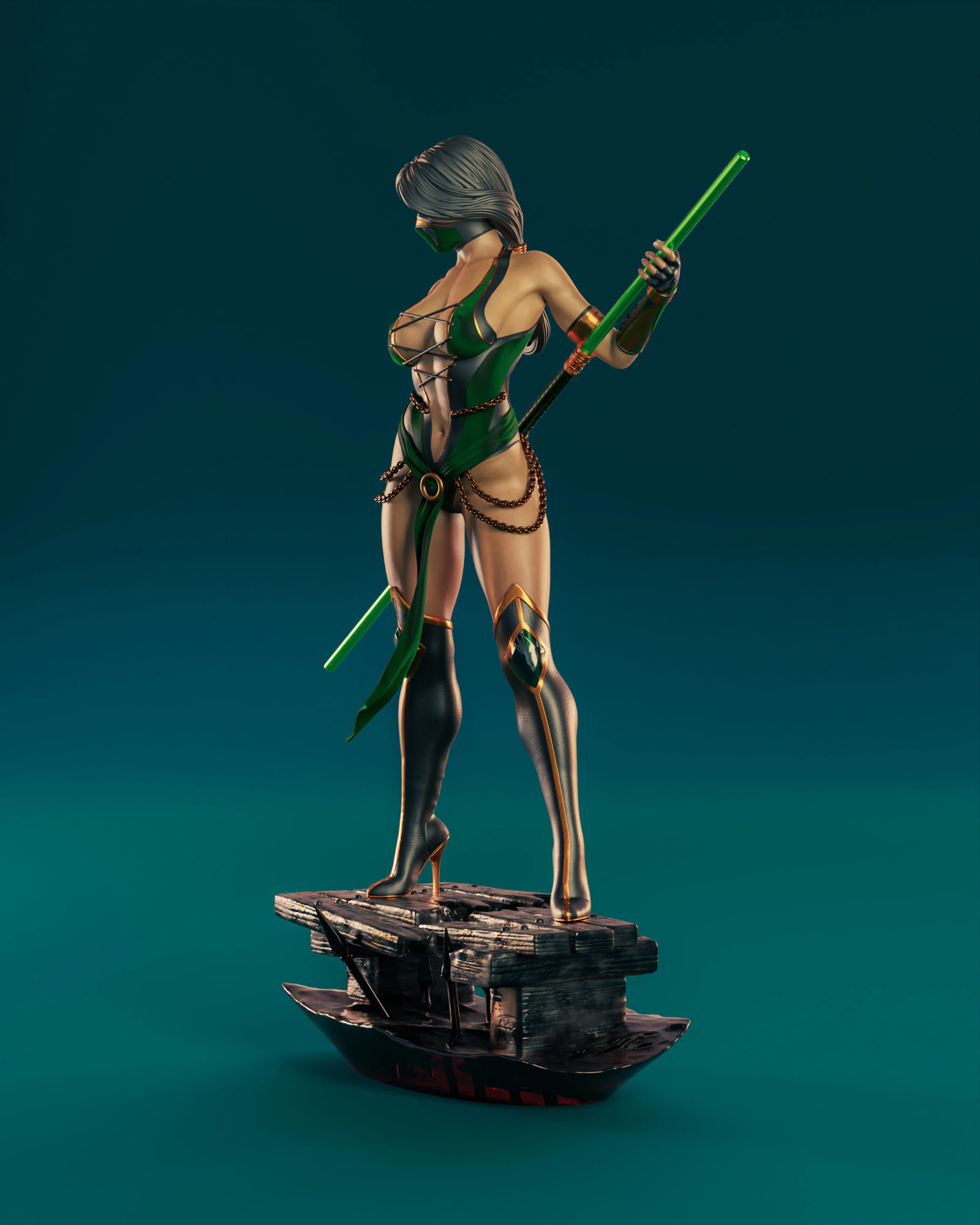 Jade MK Modelo de Impressão 3D .c4d .max .obj .3ds .fbx .stl .blend 