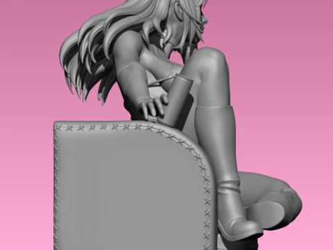 SAKURA HARUNO FROM NARUTO 3D Model