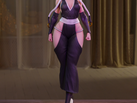Soi Fon 3Dプリントモデル