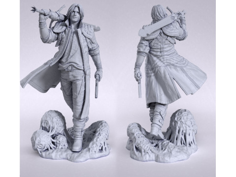 Dante - Devil May Cry 3D 打印模型