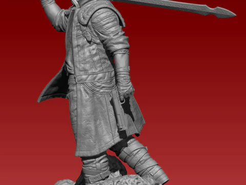 Dante - Devil May Cry 3D Print Model