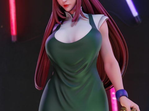 KUSHINA UZUMAKI 3D Print Model