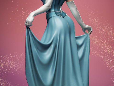 Cinderella Model do druku 3D
