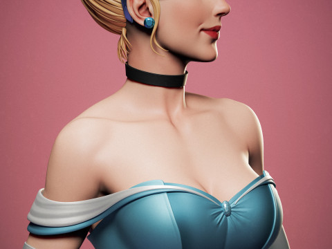 Cinderella Model do druku 3D