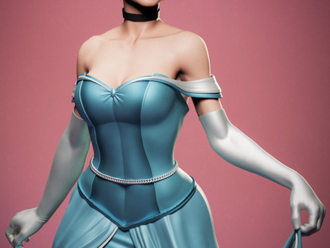 Cinderella Model do druku 3D