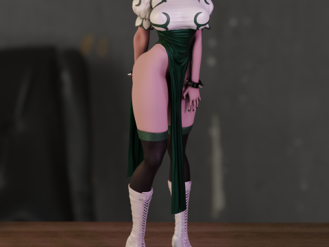 Chun Li 3D 打印模型