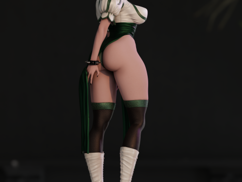 Chun Li 3Dプリントモデル