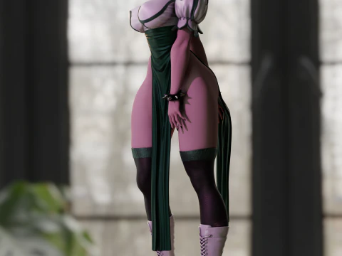 Chun Li Modèles 3D en vedette