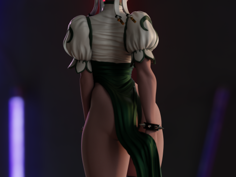 Chun Li 3Dプリントモデル