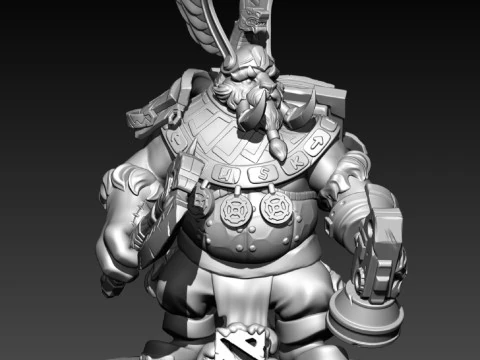 Tusk Dota 2 3D Print Model
