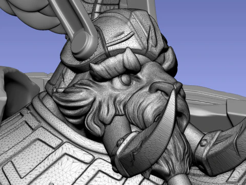 Tusk Dota 2 3D Print Model