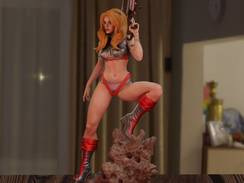 Barbarella 3D 打印模型