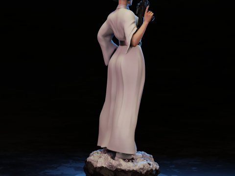 Princesa Leia 3D Print Model