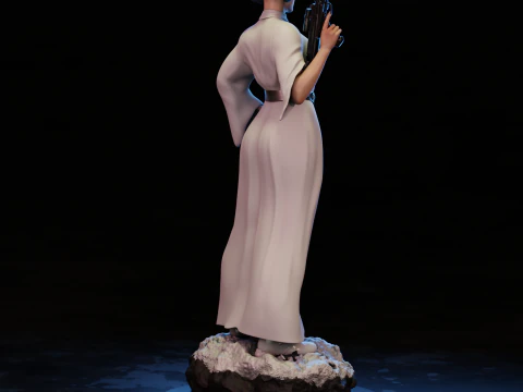 Princesa Leia 3D Print Model
