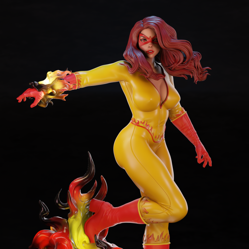 Firestar 3D 打印模型 .c4d .max .obj .3ds .fbx .stl .blend
