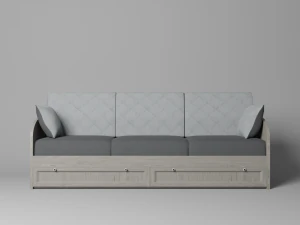 letto con cassetti Modello 3D