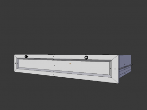 bed with drawers 3D 模型