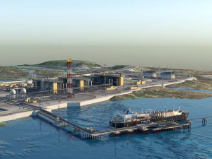 Port terminal 3D Model
