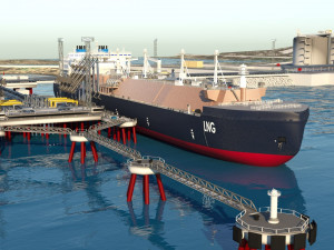 Port terminal 3D Модель