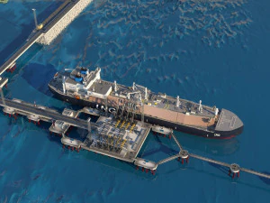 Port terminal 3D Model