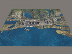 Port terminal 3D Модель