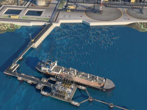 Port terminal 3D Model