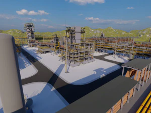Factory 3D Model