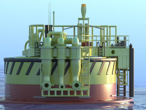 Buoy SPM Modello 3D