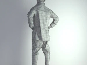 Man Worker Safety 3D Model