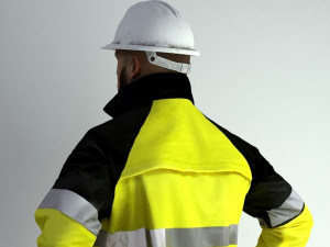 Man Worker Safety 3D Модель