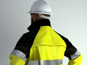 Man Worker Safety 3D Model