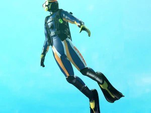 Diver - Dry Suit 3D Model