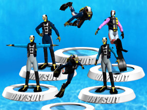 Diver - Dry Suit Modelo 3D