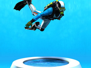 Diver - Dry Suit Modelo 3D