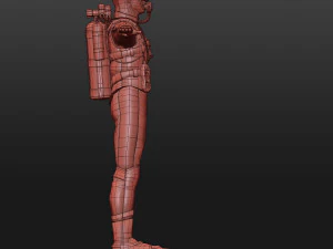 Diver - Dry Suit 3D Model