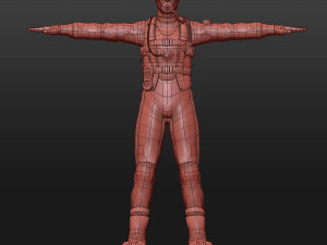 Diver - Dry Suit Modelo 3D