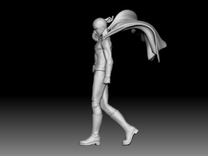 Saitama one punch man 3D-Druckmodell