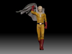 Saitama one punch man 3D-Druckmodell