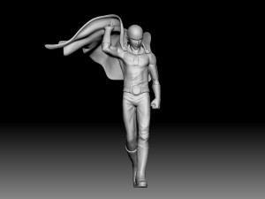 Saitama one punch man 3D-Druckmodell