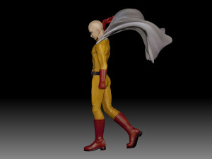 Saitama one punch man 3D-Druckmodell