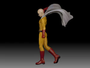 Saitama one punch man 3D Print Model