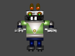 robot bunny from ussr cartoon nu pogodi 3D Model