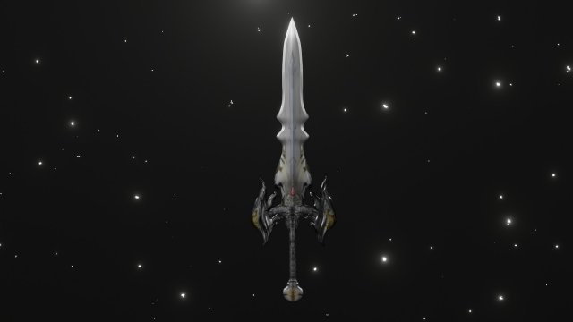 almace sword 3D 模型 .c4d .max .obj .3ds .fbx .stl .blend 