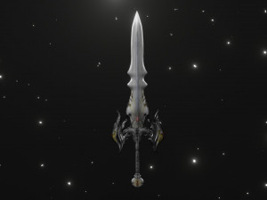 almace sword 3D मॉडल