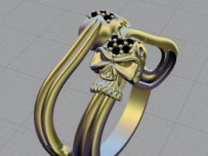 skull ring 3D Model