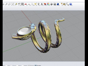 snake ring Modelo de impresión 3D