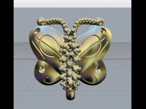 papillon pandora Modèles 3D en vedette